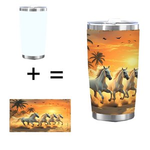 Gobelet isotherme personnalisé <span class=keywords><strong>She</strong></span> Shed Sanctuary <span class=keywords><strong>Cup</strong></span> 20oz avec côté argenté - Product Image 1