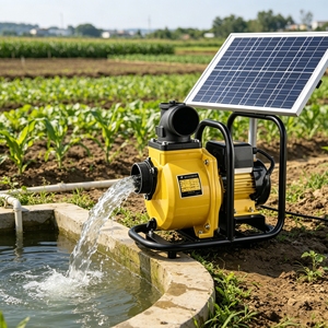 Pompe solaire centrifuge auto-amorçante DC 3 pouces à grand débit 48V-72V 900W MPPT à haute pression pour l'irrigation agricole - Product Image 1