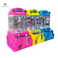 Machine à griffes en plastique à monnayeur pour enfants, distributeur de prix à faible coût et très rentable pour centre de jeux pour enfants