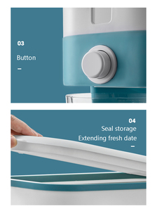 QM KiMin Hộp Đựng Thực Phẩm Khô Bán Chạy Nhất Có Nắp Bộ Phận Đựng Thức Ăn Nhà Bếp Bằng Nhựa Trong Suốt Cao - Product Image 6