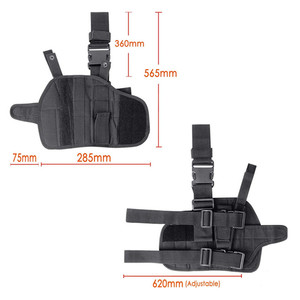 सामरिक पैर के होल्स्टर 2 पीसी बाएं/दाएं हाथ एडजस्टेबल जांघ गन होल्स्टर - Product Image 2