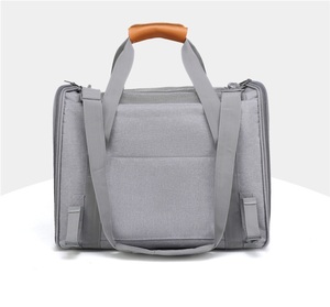 Large Capacity <b>Soft</b>-sided Pet <b>Carrier</b> Bag Breathable Mesh <b>Cat</b> Dog Travel Tote with Adjustable Strap - Product Image 6
