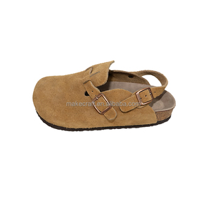 Factory Direct Suede <b>Clogs</b> | Adjustable Strap Design - Product Image 1