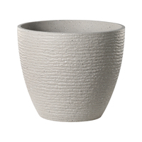 Vente directe d'usine de jardinières décoratives en plastique de conception de luxe de haute qualité en résine grands pots de fleurs pour une utilisation intérieure/extérieure