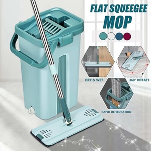 Il trasporto A Mano <span class=keywords><strong>di</strong></span> Lavaggio Mop Piano Panno <span class=keywords><strong>di</strong></span> Pulizia della Fibra Cucina <span class=keywords><strong>di</strong></span> <span class=keywords><strong>Casa</strong></span> Mop e Secchio Set per la pulizia dei pavimenti - Product Image 2