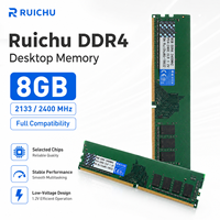 Module de mémoire de bureau Original RuiChu DDR4 ECC 8G 2400MHz PC4-19200 288PIN DIMM 1.25V, compatibilité totale, haute performance, RAM pour PC