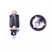Piezo-Tonabnehmer-Set für Akustikgitarre, Endpin-Jack-Piezo-Tonabnehmer mit Ausgangsbuchse und Befestigungsschrauben für Folk-Gitarre
