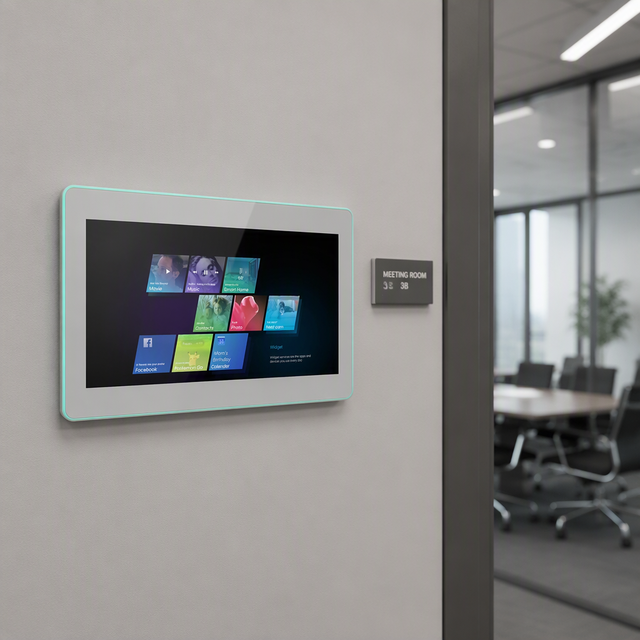 Wall Mount 13.3" Android Tablet Pc Touch Screen Rockchip Quad Octa Core GSM 3G 4G Wi-Fi POE NFC RJ45 Meeting Room Booking ROHS