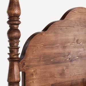 Modern Solid Wood Full Size Eco-Friendly <b>Bed</b> <b>Frame</b> Curved Headboard Turned Leg Platform <b>Bed</b> - Product Image 5