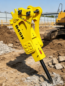Martillo Hidráulico para Excavadoras BOCHUANG de Grado Industrial, Tipo Soporte Lateral, para Excavadoras de 1.2t-70t, para Trituración de Roca Dura - Product Image 6