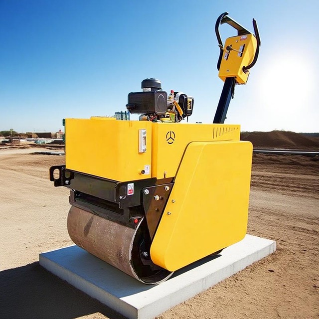 Long-lasting 2.5 Ton Full Hydraulic Road Roller Electronic Water Spray Even Spraying Double LED Lighting Road Roller