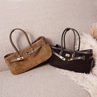 Sac à bandoulière pour femme en cuir véritable haut de gamme, élégant, urbain, spacieux, avec deux fermetures éclair, personnalisable ODM OEM pour l'hiver