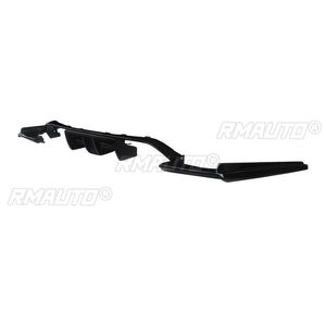 For BMW F80 M3 F82 M4 2015-2020 <b>Car</b> Rear Bumper <b>Diffuser</b> Lip With Lamp Light Spoiler Protector Splitter Carbon Fiber Style - Product Image 4