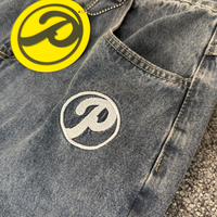 New Designer Trendy Brand Men's Jeans High Quality Embroidery logo Denim Pants Wholesale Protect ldn Jeans for Men
