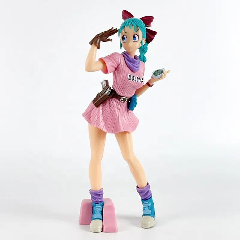 Patung kecil bola Manga naga kartun Jepang 25CM DBZ Bulma seksi anak perempuan Anime figur PVC hadiah mainan Model
