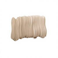 Bâtonnets de crème glacée jetables, flexibles, portables, écologiques, en bois de bouleau, pour machine à crème glacée et desserts, cuillère à crème glacée