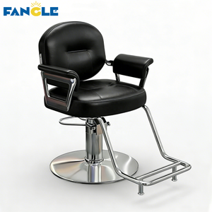 Chaise <span class=keywords><strong>de</strong></span> Barbier <span class=keywords><strong>de</strong></span> Luxe en Acier Inoxydable, Chaise <span class=keywords><strong>de</strong></span> Coiffeur en Cuir Synthétique pour Salon <span class=keywords><strong>de</strong></span> Coiffure, Chaise <span class=keywords><strong>de</strong></span> Coiffage et <span class=keywords><strong>de</strong></span> Coupe - Product Image 4