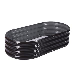 Lit <span class=keywords><strong>surélevé</strong></span> en métal galvanisé avec <span class=keywords><strong>construction</strong></span> durable Jardinière de <span class=keywords><strong>potager</strong></span> à la maison - Product Image 3