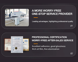 Mật độ trung bình fiberboard hoàn toàn tự động phun và UV chữa lò dây chuyền sản xuất - Product Image 5