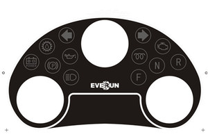 Oem chống chói Matte đo mặt bảng điều khiển dụng cụ nổi đồ họa lớp phủ xe kỹ thuật số Bảng điều khiển - Product Image 6