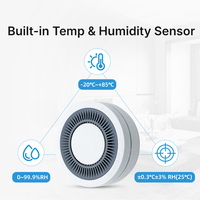 Détecteur de fumée photoélectrique intelligent Aurtron DF36LD, alarme, capteur de protection incendie sans fil LoRaWAN, contrôle par application, surveillance à distance
