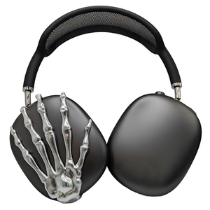 Custom Glossy Silver Cyberpunk <strong>3D</strong> Printed SLA Resin <strong>Case</strong> for Airpods Max Rapid <strong>Prototyping</strong> Headphone Headset Accessories - Product Image 2