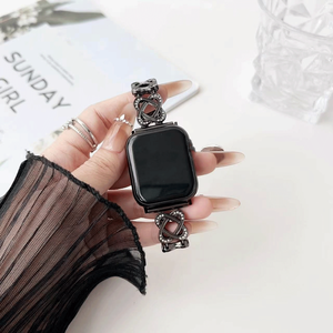 ผู้หญิงหรูหราเลดี้เพชรแฟชั่นสําหรับ <span class=keywords><strong>Apple</strong></span> นาฬิกา 9 8 <span class=keywords><strong>7</strong></span> 6 5 4 3 2 1 สายรัดข้อมือโซ่โลหะนาฬิกา smartwatch สร้อยข้อมือ - Product Image 6