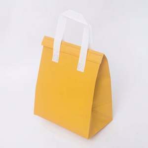 Sac isotherme de transport grand format en non-tissé Ripstop avec logo personnalisé et feuille d'aluminium pour repas à emporter - Product Image 3