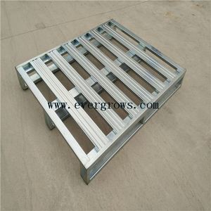 2 vías carretilla elevadora entrada metal apilamiento plataforma de acero para uso de la logística - Product Image 3