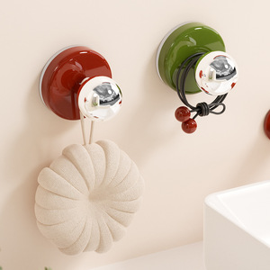 Imega Suction Cup Hook Wall Mounted Strong Load Bearing Adhesive Hook For Kitchen Bathroom Modern Style Easy Installation - Product Image 1