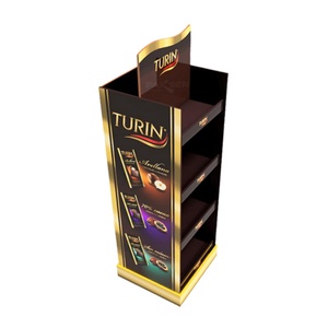 ชั้นวางสินค้าแบบกำหนดเองรุ่นใหม่ล่าสุด ทำจากกระดาษลูกฟูกสำหรับวางบนพื้น เหมาะสำหรับชุดชั้นใน กาต้มน้ำ ดีไซน์โดดเด่นเป็นเอกลักษณ์ - Product Image 3