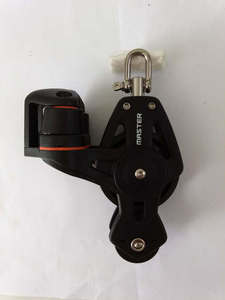 Sailboat Hardware 60mm 2 1/3&quot; Single Swivel Shackle Fiddle Angle Fairlead Cleat <strong>Block</strong> <strong>BP</strong>-0621FE - Product Image 3