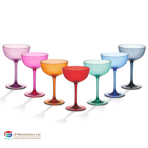 Wedding Glasses High Quality 260ml Plastic Crystal Glass <strong>champagne</strong> Coupe Wine Glasses <strong>Sweet</strong> Wine Glass for Wholesale - Product Image 1