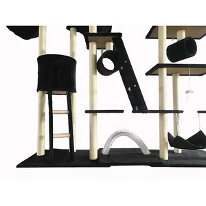 54 في ضوء رمادي داخلي متعدد المستويات شجرة القط 2 كوندو أثاث مركز النشاط السيزال الخدش المشاركات مضحك الكلاسيكية - Product Image 3