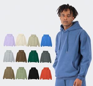 H5560 Fabricante de Ropa en Guangzhou, Sudaderas Personalizadas para Hombre en Felpa Francesa de Mezcla de Algodón de 360 g/m² - Product Image 1