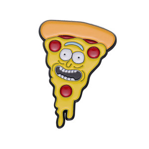 Promotion mignon créatif Mini banane Pizza avocat <span class=keywords><strong>papier</strong></span> toilette broche dessin animé modèle métal alliage émail pour épinglette métal - Product Image 5