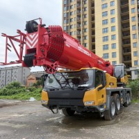 Descuento por Tiempo Limitado: Grúa Hidráulica para Camión de 130 Toneladas STC1300C8-8, Grúa Móvil para Elevación de Cargas Pesadas en Construcción