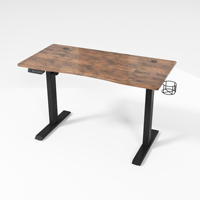 Multiprise ergonomique moderne monobloc à fixation sur bureau, 40x24, pour bureau électrique réglable en hauteur avec câble