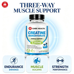 Creatina Monoidrato in Capsule 220mg, 120 Capsule, Micronizzata per Crescita Muscolare, Forza e Recupero, Integratore <span class=keywords><strong>Sportivo</strong></span> OEM - Product Image 3