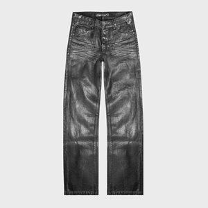 2025 <span class=keywords><strong>Jean</strong></span> Fabricant Hommes Coupe Droite Streetwear Cirage Enduit Lisière Denim <span class=keywords><strong>Jean</strong></span> - Product Image 2