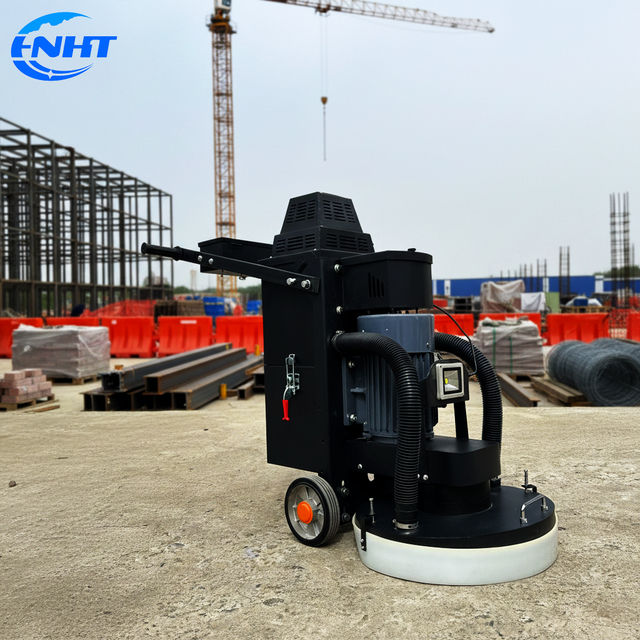 Concrete Floor Grinder Machine Stainless Steel Polishing Wheel 5.5kW Motor 1.8kW Suction 500mm Diameter Low Maintenance Cost