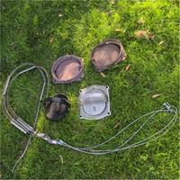 Piège à pattes d'animaux en fil d'acier inoxydable avec ressort de compression, outil professionnel de lutte contre les prédateurs pour les gros nuisibles