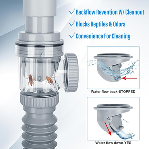 The Manufacturer Wholesales Modern Simple Design Expandable Anti Blockage Bathroom Washbasin Drain Pipe - Product Image 2