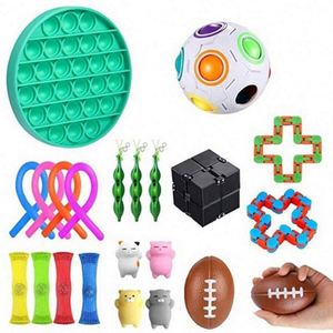 0103 Plastic Fidget Toys Box Pack Set Anti-Stress Relief Sensory Toy for Kids Ages 5+ - Product Image 1