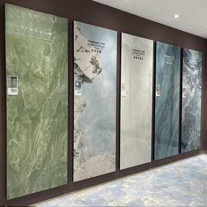 Lujosa losa de piedra de mármol jade de 900x2600 para pared de fondo de TV, sofá de entrada, cine y televisión, mapa del mundo - Product Image 4