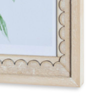 Cadre photo en bois festonné avec chevalet, verre transparent, tailles 4x6, 5x7, 6x8, 8x10, style ferme, pour table, personnalisable avec logo, vente en gros