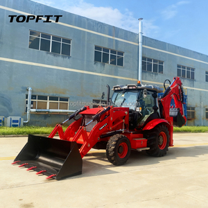 Chargeuse-pelleteuse diesel haute puissance TOPFIT TLS3CX-H avec godet de 1 m pour travaux de construction lourds et excavations, haute efficacité - Product Image 5