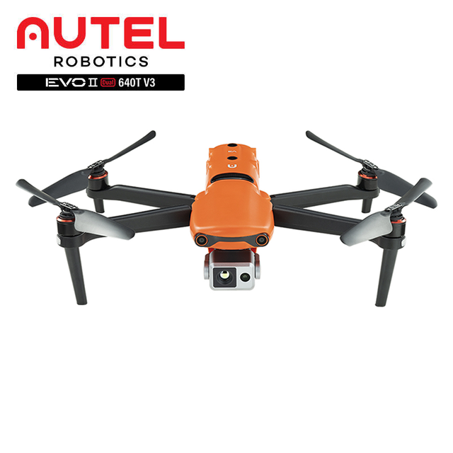 Autel Robotics EVO II Dual 640T Rugged Bundle V3 Commercial Thermal Imaging Drone Camera 15km Range Brushless Motor Security