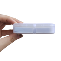 Boîte de rangement en plastique transparente personnalisable, mousse EVA blanche pré-découpée pour le rangement des seringues