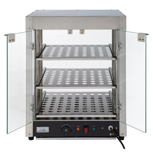 WeWork espositore per scaldavivande commerciale espositore per pasticceria da banco elettrico a 3 livelli per ristorante a Buffet <span class=keywords><strong>Hamburger</strong></span> <span class=keywords><strong>Pizza</strong></span> - Product Image 5